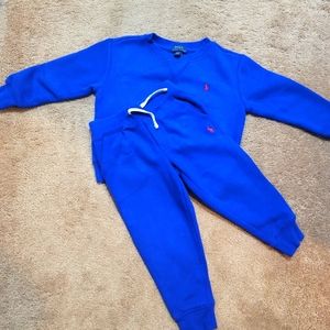 Toddler authentic royal blue 2pc sweatsuit
